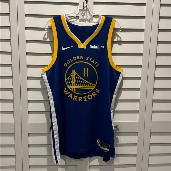 Nike NWT Golden State Warriors Blue and Yellow Dri-FIT Jersey size L,MSRP$149.99 - Picture 1 of 11